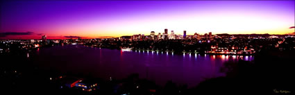 Brisbane Sunset from Hawthorne 1 - QLD (PB 003248)