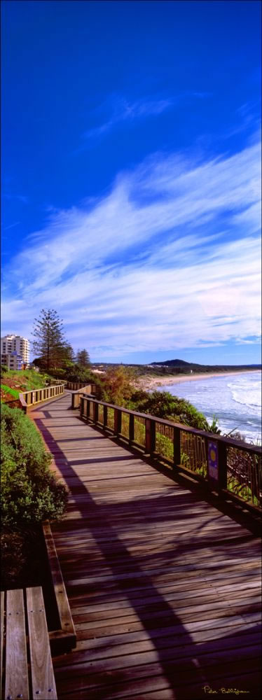 Coolum Beach boardwalk vertical - QLD (PB 003157).