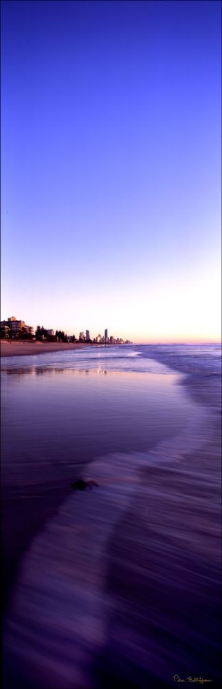 Nobbys Beach Sunrise Vertical - QLD (PB00 4512)