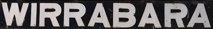 Wirrabara Sign - SA (PBH3 00 22361)