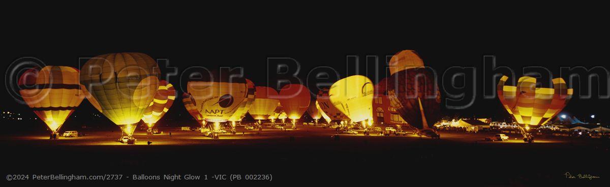 Peter Bellingham Photography Balloons Night Glow 1 -VIC (PB 002236)